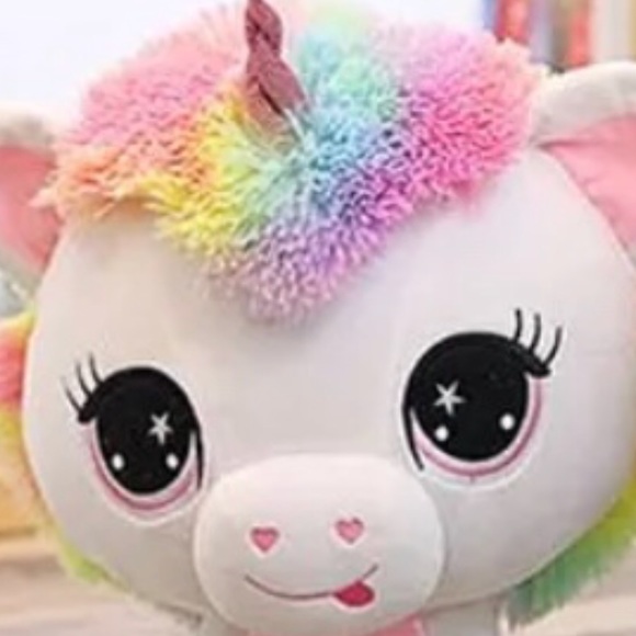 Pinksy Hooves Large Rainbow Unicorn New With Tags - Picture 5 of 8